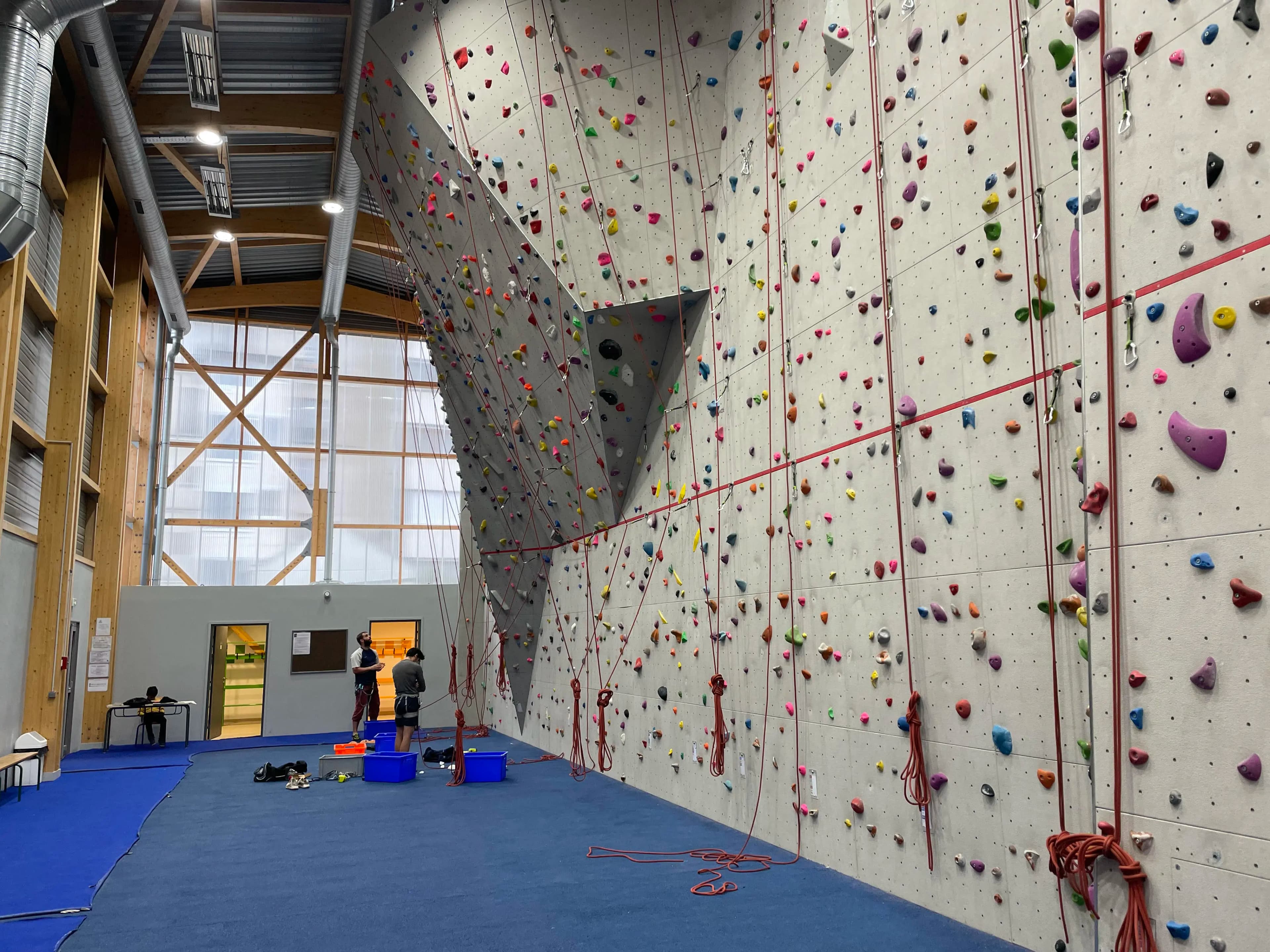 Mur d'escalade